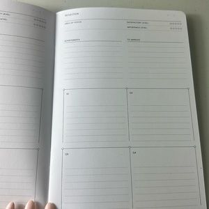 Cloth and paper REFLECTION vignette, 24 page half letter pamphlet